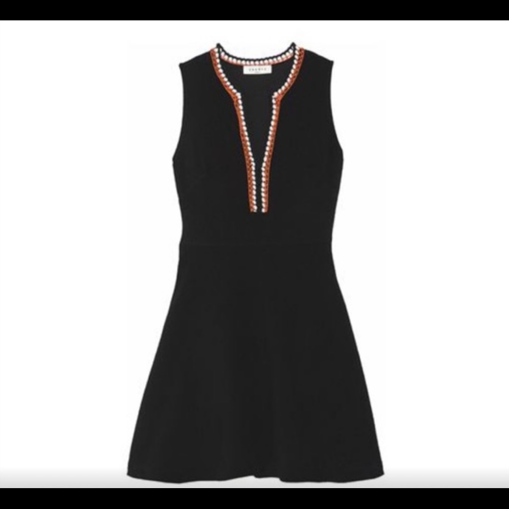 Sandro Dress with crochet detaining